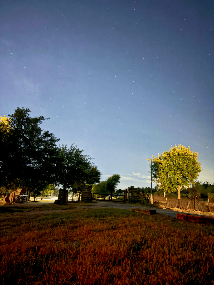 Bee cave texas sky at park