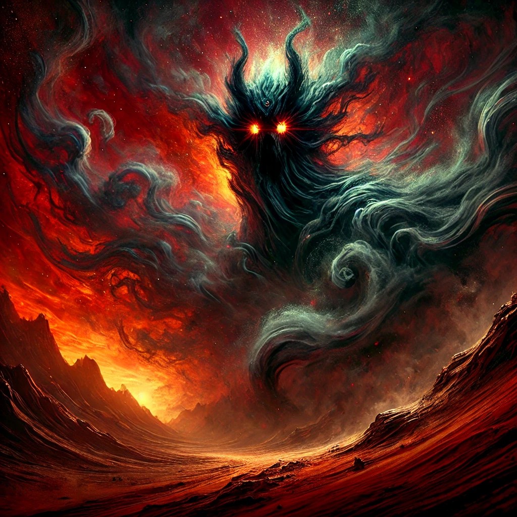 Mystical Jinn from Islamic mythology.