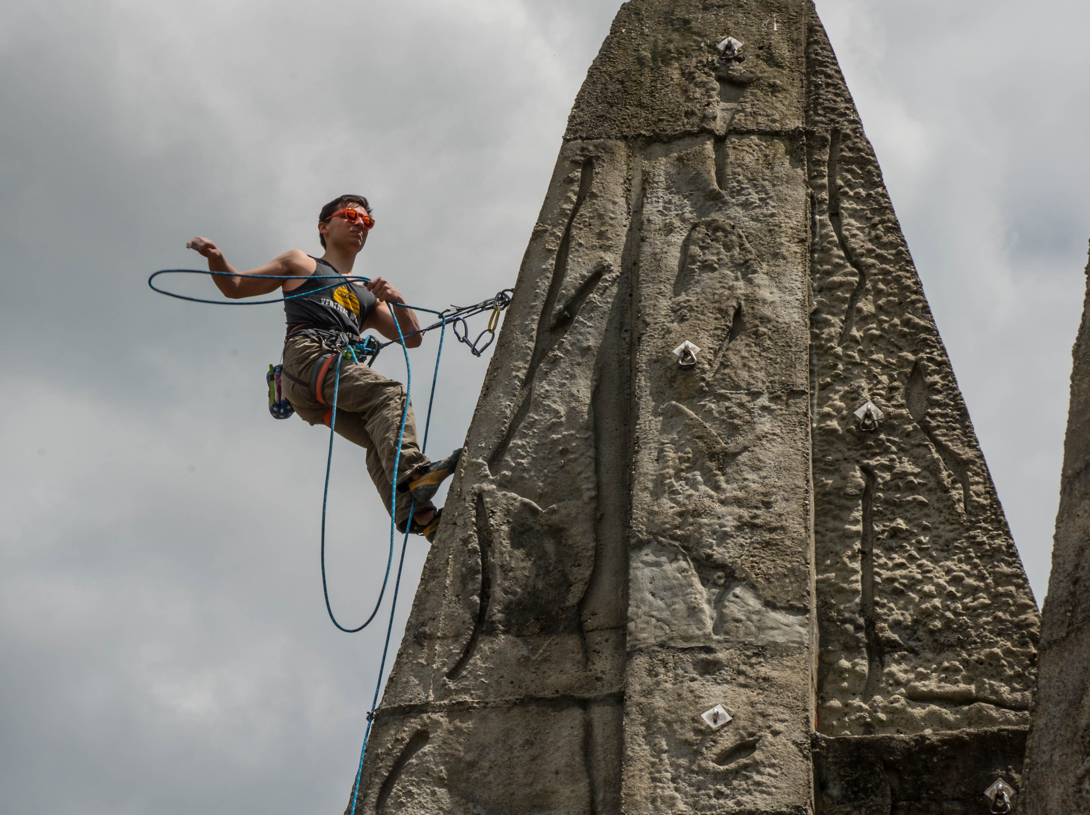 Climbing in Marymoor Daron Green