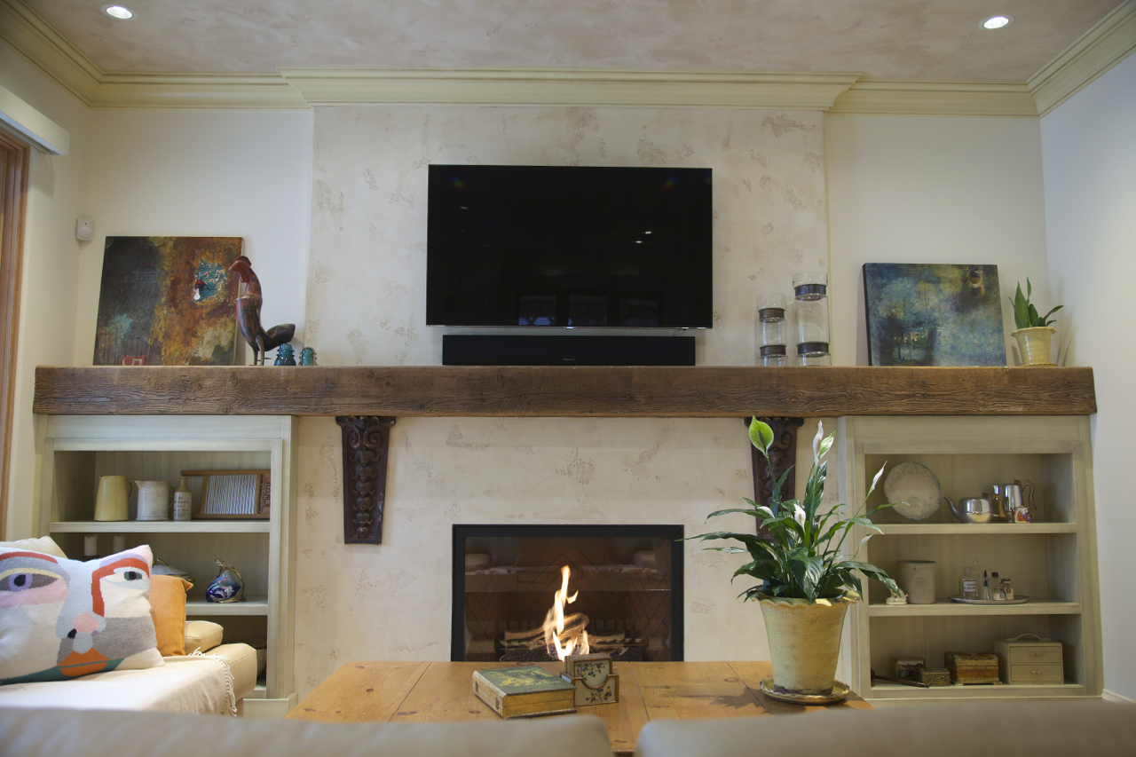 Verona Plaster Fireplace Mantel Modern Fireplace Ideas
