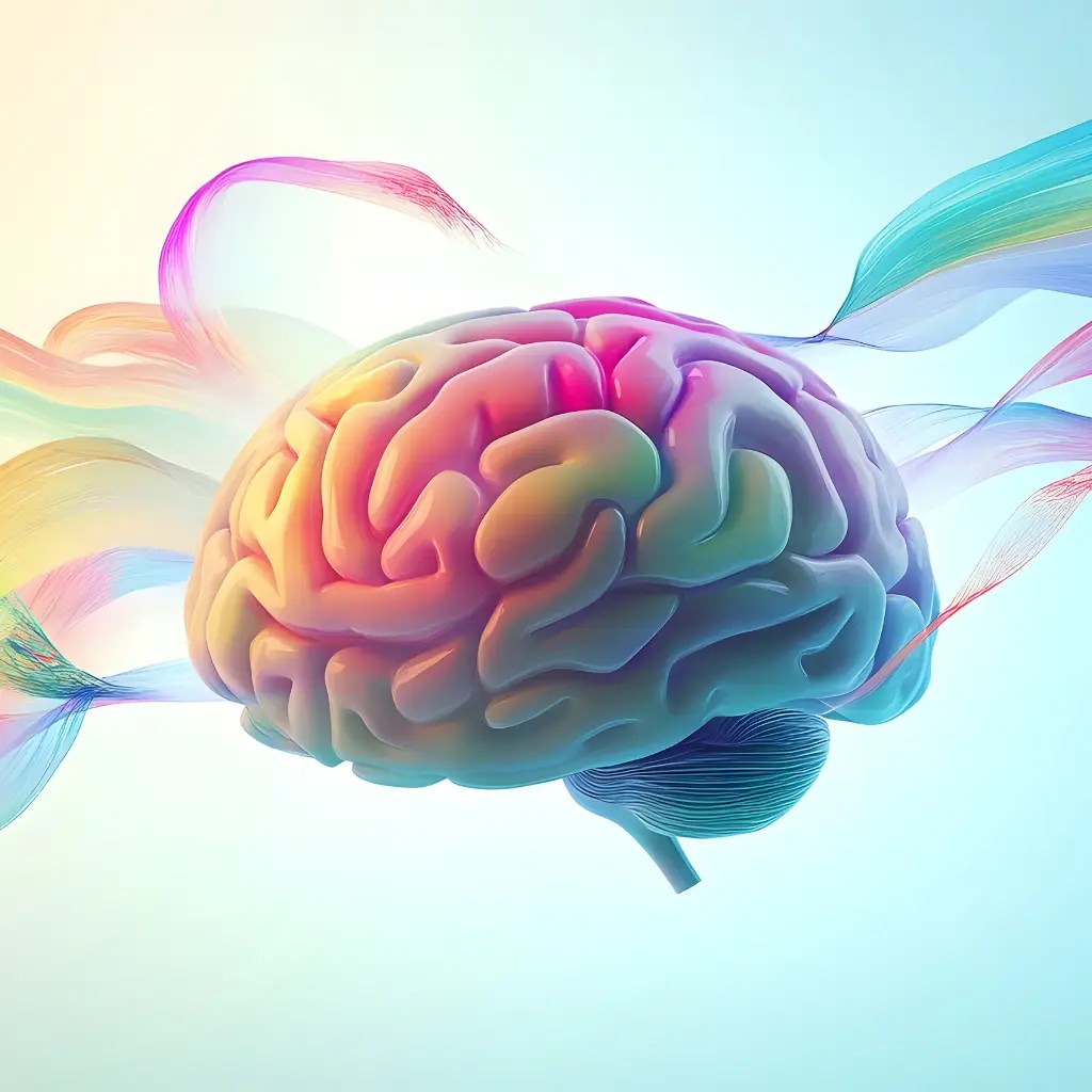 Colorful brain illustration representing how EMDR therapy in Enid OK helps the brain process trauma and support emotional healing.