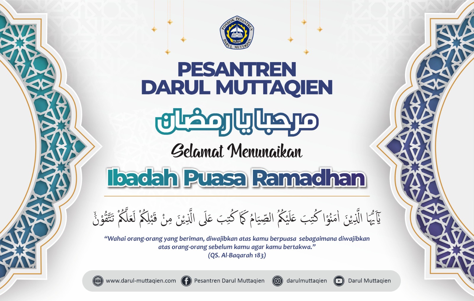 Marhaban Yaa Ramadhan
