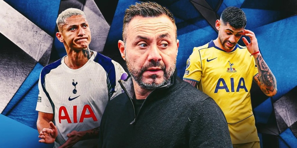 De Zerbi Diminta Lebih Percaya pada Skuad Tottenham di Tengah Krisis