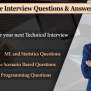 71 Data Science Interview Questions And Answers - Crack Technical ...