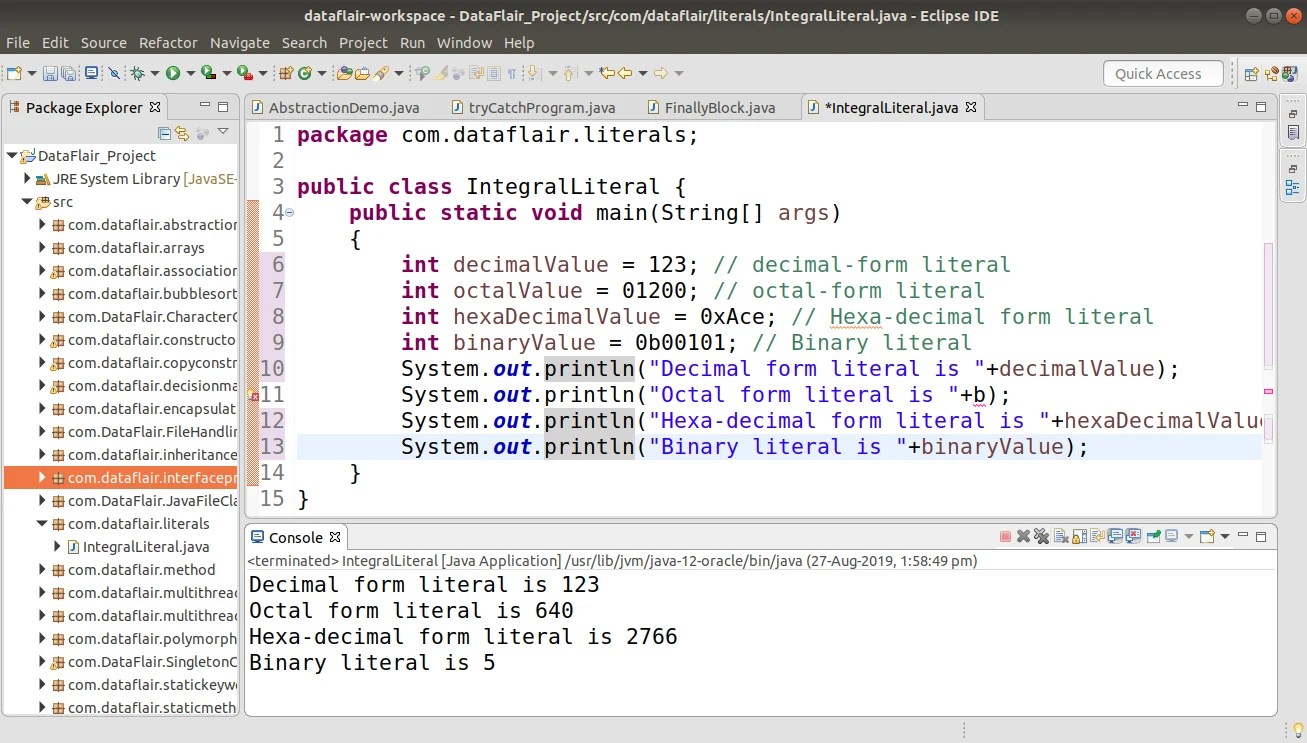 Free Java Tutorials Tutorials On Java5 Primitive Variables Java 5 In your own words describe an integer error.