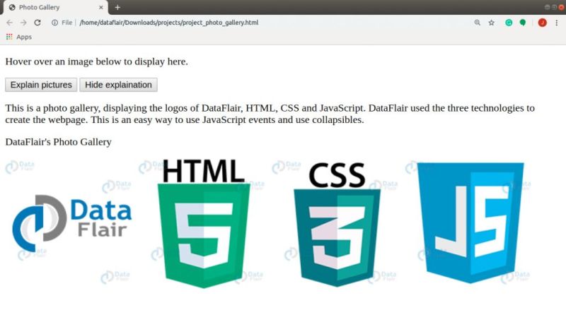 Create Simple Image Gallery Javascript Project Tutorial For Beginners - Best Gradient Pictures in Full HD