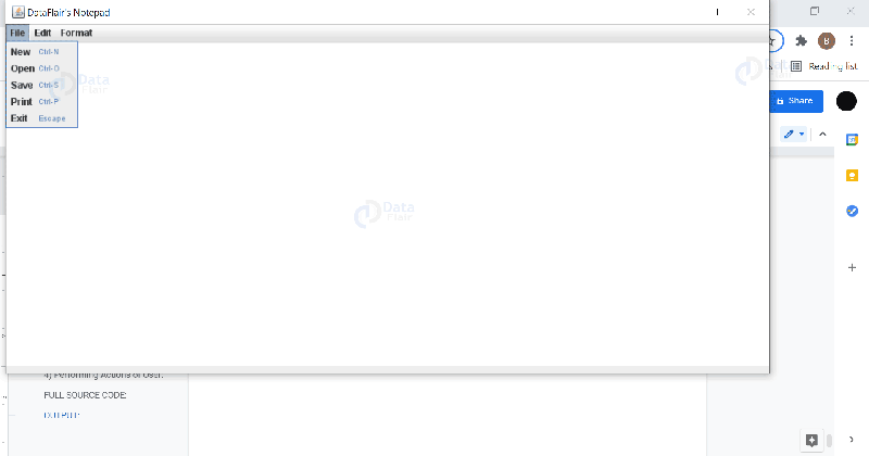 How To Create Notepad In Java Dataflair - Minimal Background Collection - Desktop Quality
