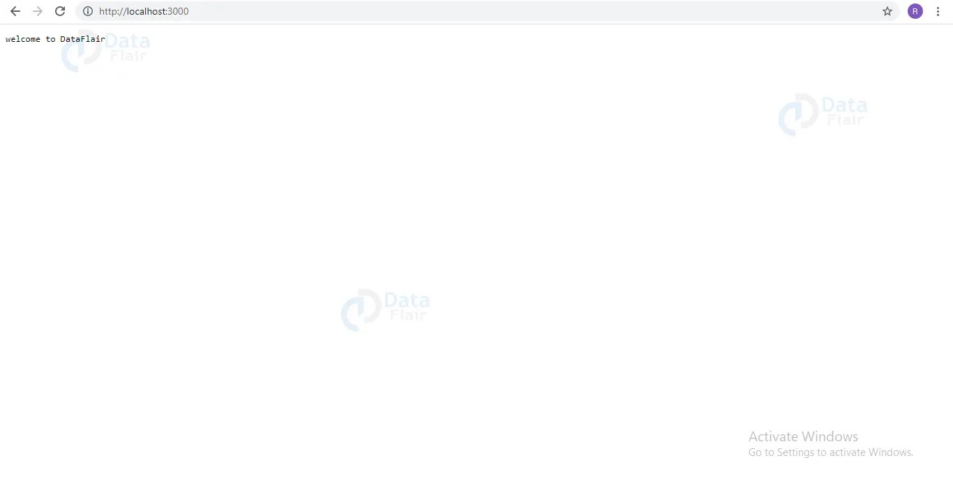 Create your first node.js application