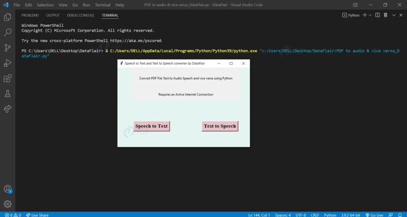 Convert Pdf To Audiobook And Audio Speech To Pdf Using Python Project - Beautiful Light Design - HD