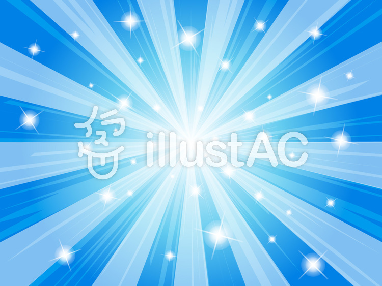 放射素材青 フリーイラスト Rkdof