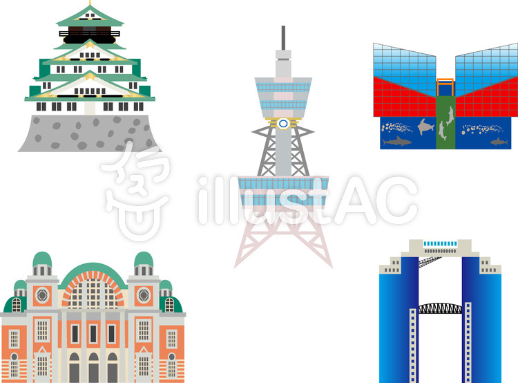 大阪 イラスト 21年の最高 Rbnpa
