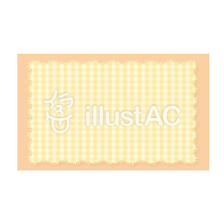 ランチョンマット フリンジ大イラスト