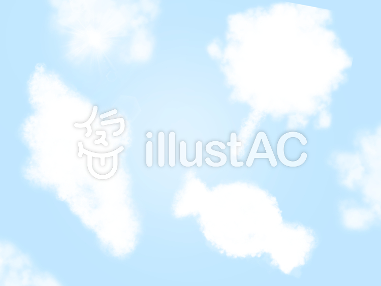 雲 イラスト 無料 かわいい 可愛い雲イラスト 無料イラストなら イラストac Edhzt