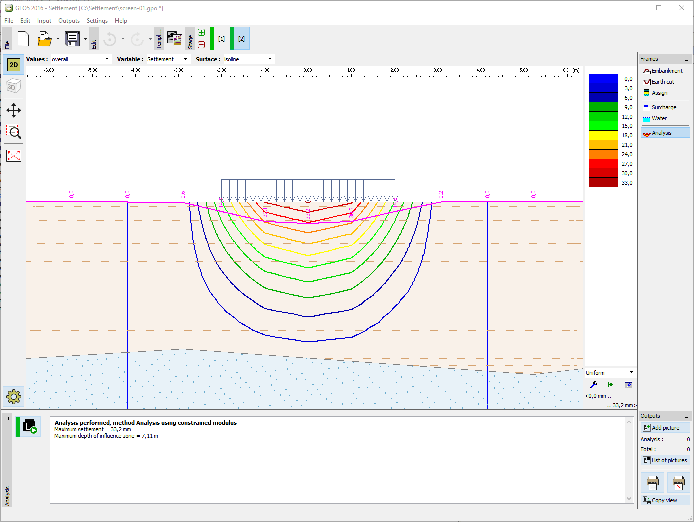 Settlement Geotechnical Software Geo5 Fine