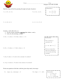 Algebra i slope intercept form worksheet 1 printable pdf download