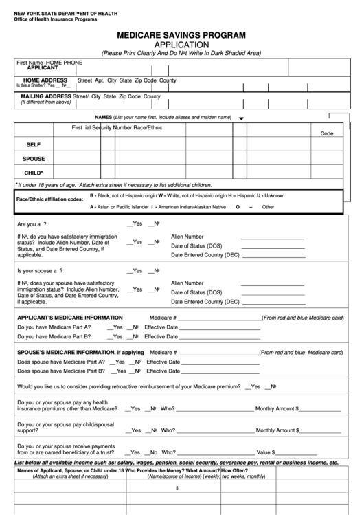Visit the company website www.shelterinsurance.com or live … Form Doh-4328 - Medicare Savings Program Application printable pdf download