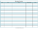 savings tracker template printable pdf download