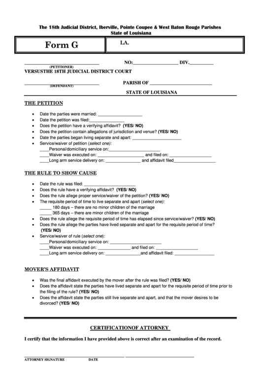 top 10 louisiana divorce forms and templates free to download in pdf format