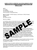 Letter To Notify Creditors Of Death Printable Pdf Download
