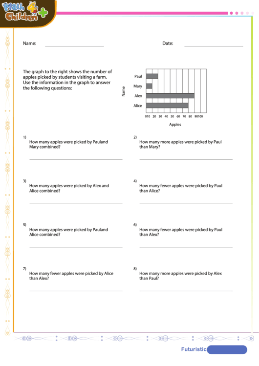 Graph and data worksheet with answer key printable pdf download