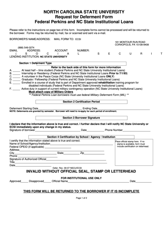 Student loan hardship is the technical term for when you are behind on your payments for your student loans. 49 Deferment Form Templates free to download in PDF