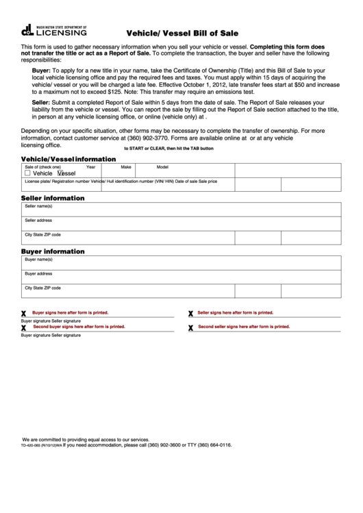 fillable vehicle bill of sale template printable pdf download