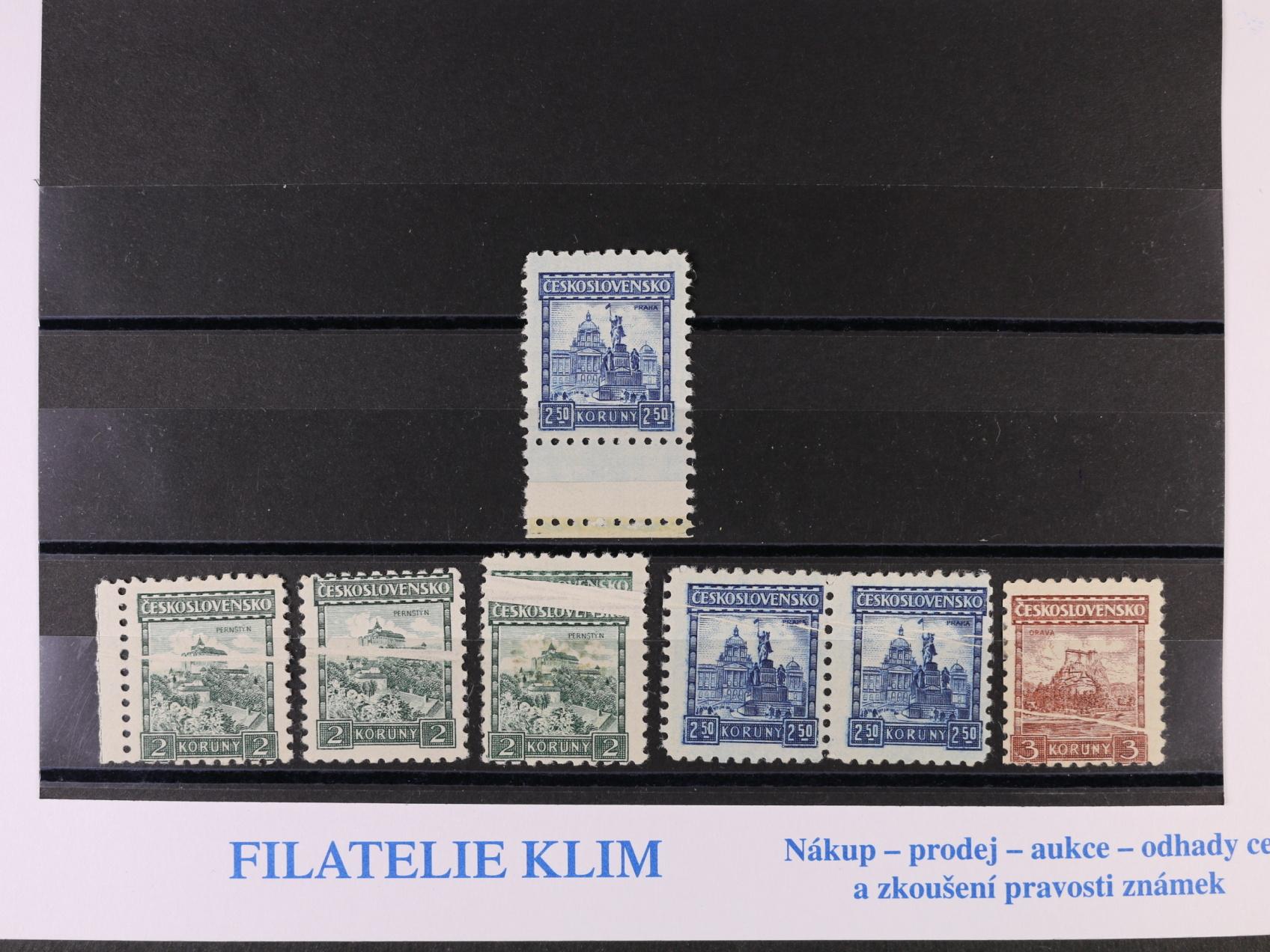 Zn C 221 3x 223 Ve Vodorovne Dvoupasce Zn Filatelie Klim