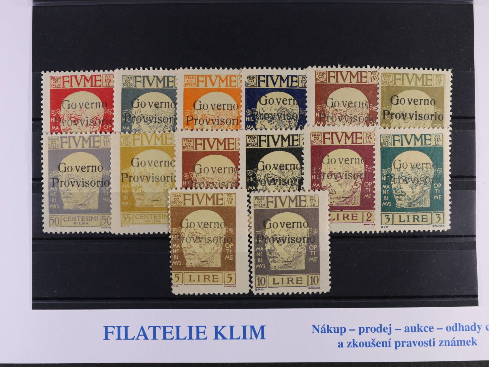 61 Podzimni Aukce Postovnich Znamek Filatelie Klim