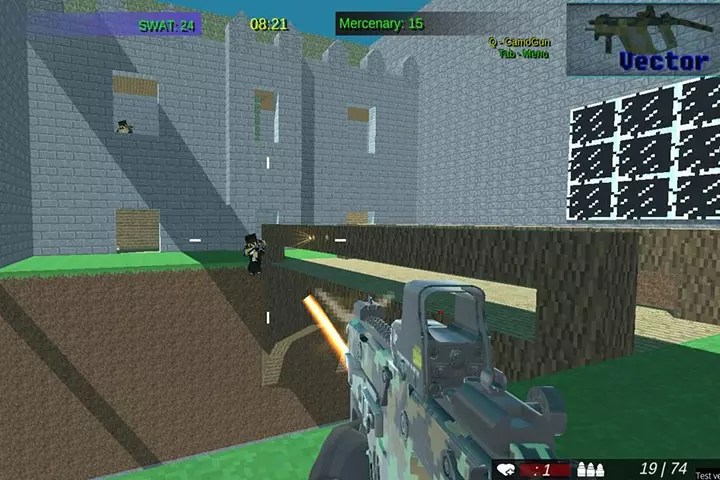 Blocky Bat Swat Play Blocky Bat Swat On Crazygames Epic Battle 2 Lethal Sniper 3D.