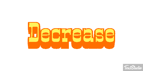 Decrease Word Animated Gif Logo Designs - Premium Minimal Design Gallery - 4K