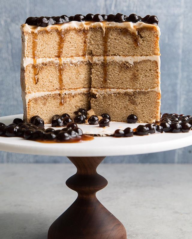 sweet tea infused layer cake with milk tea buttercream by littleepicurean quick easy recipe the feedfeed on brown sugar milk tea cake recipe