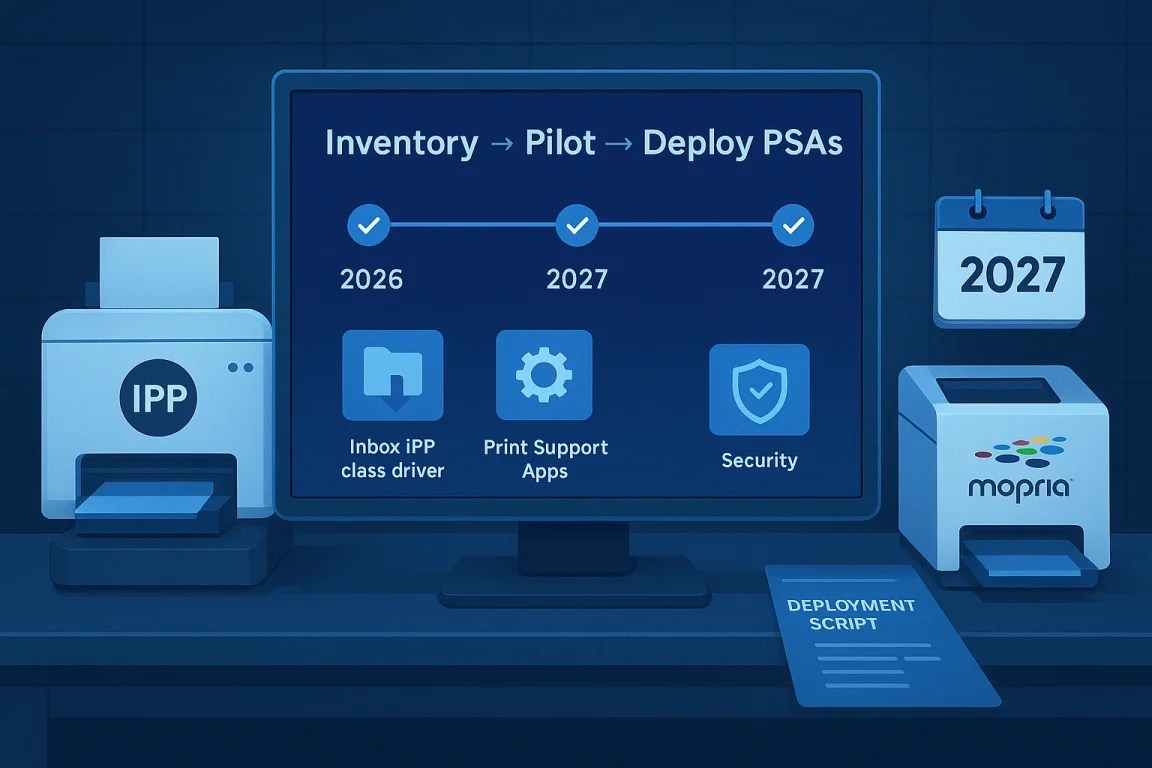 Microsoft Ends Legacy Printer Drivers Plan Your 2026 2027 Migration 93687 