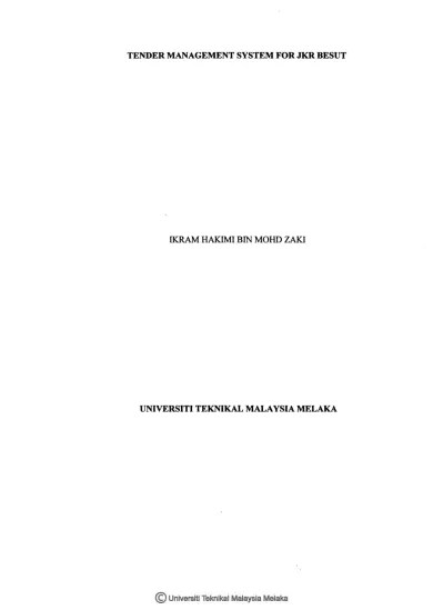 Jabatan kerja raya malaysia, jalan kemus, simpang ampat, 78000 alor gajah, melaka, malaysia. Top Pdf Tender Documents 1library