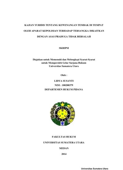 PEMBARUAN HUKUM TERHADAP FORMULASI ASAS PRADUGA TIDAK BERSALAH DALAM  KONTEKS KEINDONESIAAN (KAJIAN NORMA DAN NILAI) - Diponegoro University |  Institutional Repository (UNDIP-IR)