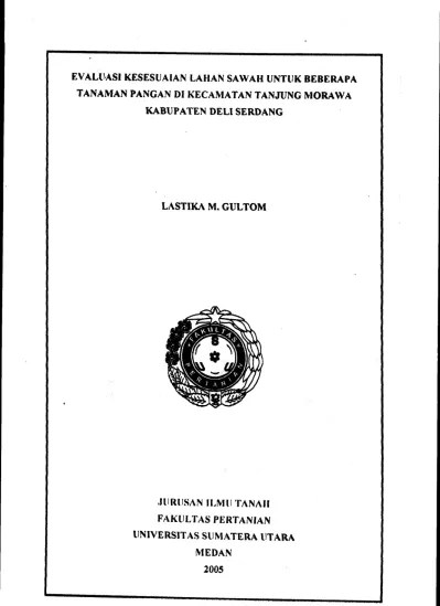 Top PDF EVALUASI KESESUAIAN LAHAN PADA TANAMAN KARET DI KECAMATAN NAMORAMBE  KABUPATEN DELI SERDANG. - 123dok.com