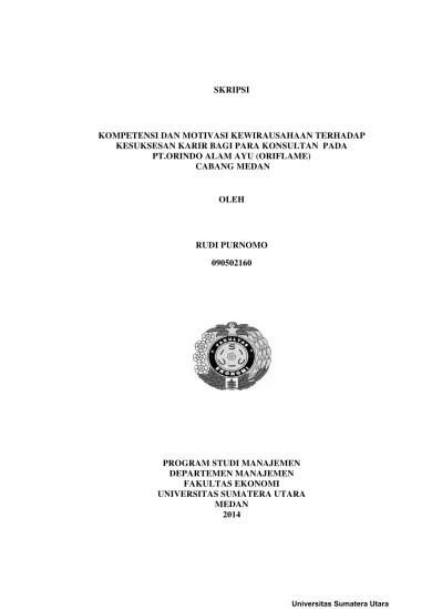 Top PDF BAB II TINJAUAN PUSTAKA 2.1 Kompetensi Wirausaha 2.1.1 Pengertian  Kompetensi Wirausaha - Kompetensi dan Motivasi Kewirausahaan terhadap  Kesuksesan Karir bagi para Konsultan pada PT.Orindo Alam Ayu (Oriflame)  Cabang Medan - 123dok.com