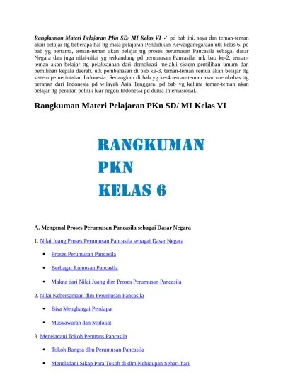 Yang rukun ada apa dan mengapa dengan perbedaan mengapa yang beda harus satu dalam kerukunan. Rangkuman Materi Pelajaran Pkn Sd Kelas