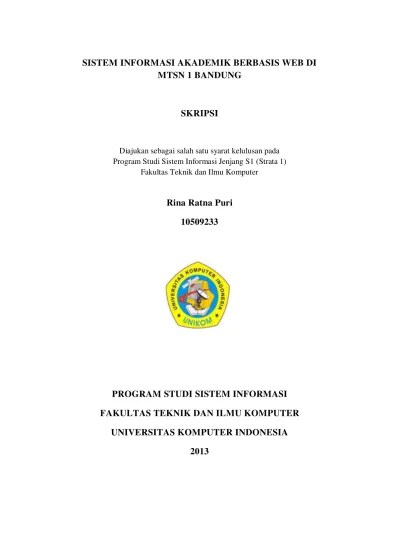 Gambar 4.1 dfd konteks sistem informasi akademik. Sistem Informasi Akademik Pada Smp Santoyusup Bandung Berbasis Web