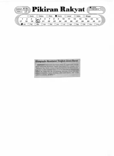 olimpiade sains nasional (osn) mulai tahun 2020 ini berganti nama menjadi kompetisi sains nasional (ksn). Top Pdf Olimpiade Akuntansi Tingkat Jawa Barat 123dok Com