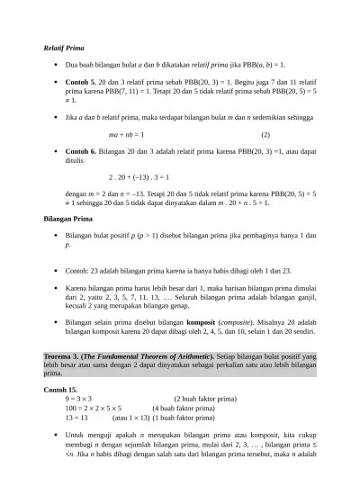 soal kelas 4 MTK Pelajaran Bil. Prima