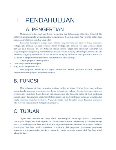 Coba lihat katalog buku tata boga kelas harganya mulai rp 30.000 tersebar di berbagai toko online, bandingkan jual buku tata. Top Pdf Silabus Tata Boga Kelas 1 6 Sd 123dok Com