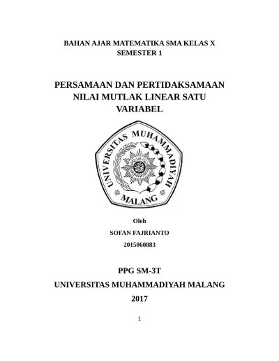 Home » lomba menulis cerpen mini 2019 » cover bahan ajar kewirausahaan. Bahan Ajar Matematika Sma Kelas X Semest
