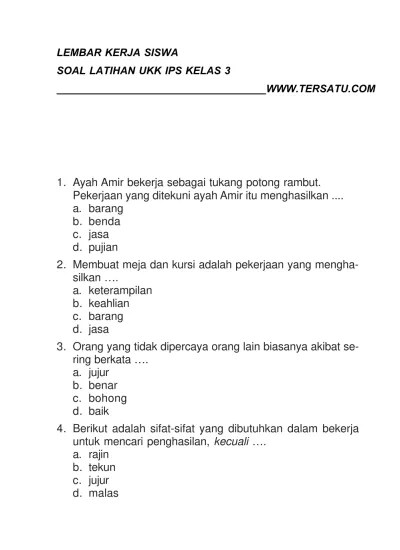 Webopedia is an online dictionary and internet search engine for information technology and computing definitions. Top Pdf Latihan Soal Ips Kelas 9 Tentang Uang Dan Lembaga Keuangan Docx 123dok Com