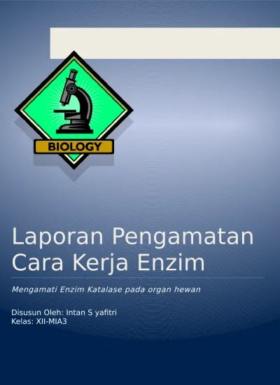 Jika sisi aktif enzim sudah terisi oleh inhibitor kompetitif, maka substrat . Ciri Ciri Dan Cara Kerja Enzim Dalam Pro