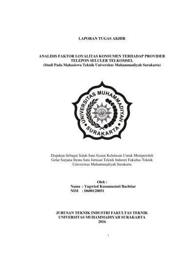 Seberapa besar konsumen mengetahui lebih dalam mengenai produk pt. Top Pdf Analisi Analisis Faktor Loyalitas Konsumen Terhadap Provider Telepon Seluler Telkomsel Studi Pada Mahasiswa Teknik Universitas Muhammadiyah Surakarta 123dok Com