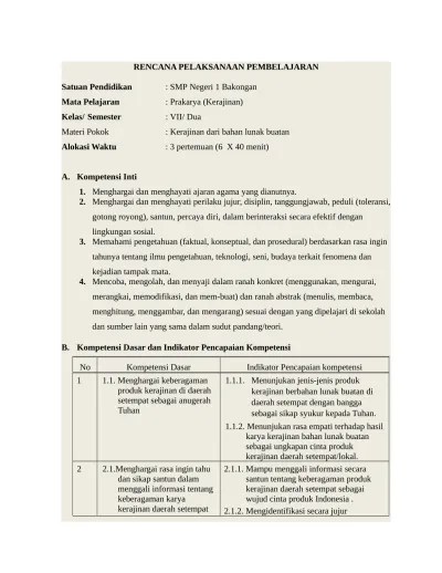 Check spelling or type a new query. Buku Prakarya Kelas 7 Revisi 2016 Semester 1