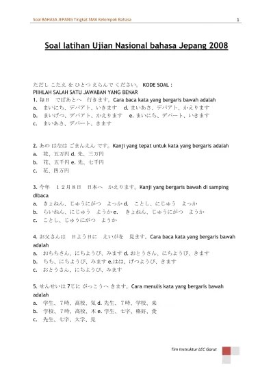 21.01.2018 · download naskah soal un bahasa inggris sma/ma tahun pelajaran 2016/2017 ini merupakan soal bekas ujian nasional tahun kemarin yang bisa anda dapatkan secara gratis dalam postingan saya kali ini. Top Pdf Soal Try Out Bahasa Inggris 2017 Docx 123dok Com