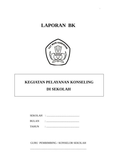 Merencanakan kegiatan penyelesaian study, perkembangan karir serta . Laporan Kegiatan Bk Di Sekolah