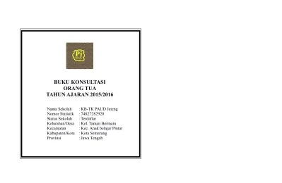 Maybe you would like to learn more about one of these? Top Pdf Buku Penghubung Guru Tk Paud Dengan Orang Tua 123dok Com