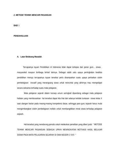 Sman 5 kota bima dengan model penelitian tindakan kelas. Top Pdf Contoh Penelitian Tindakan Kelas 123dok Com